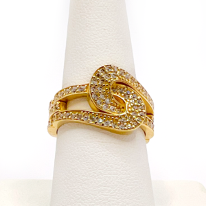 Woman Ring 14kt With Zirconia